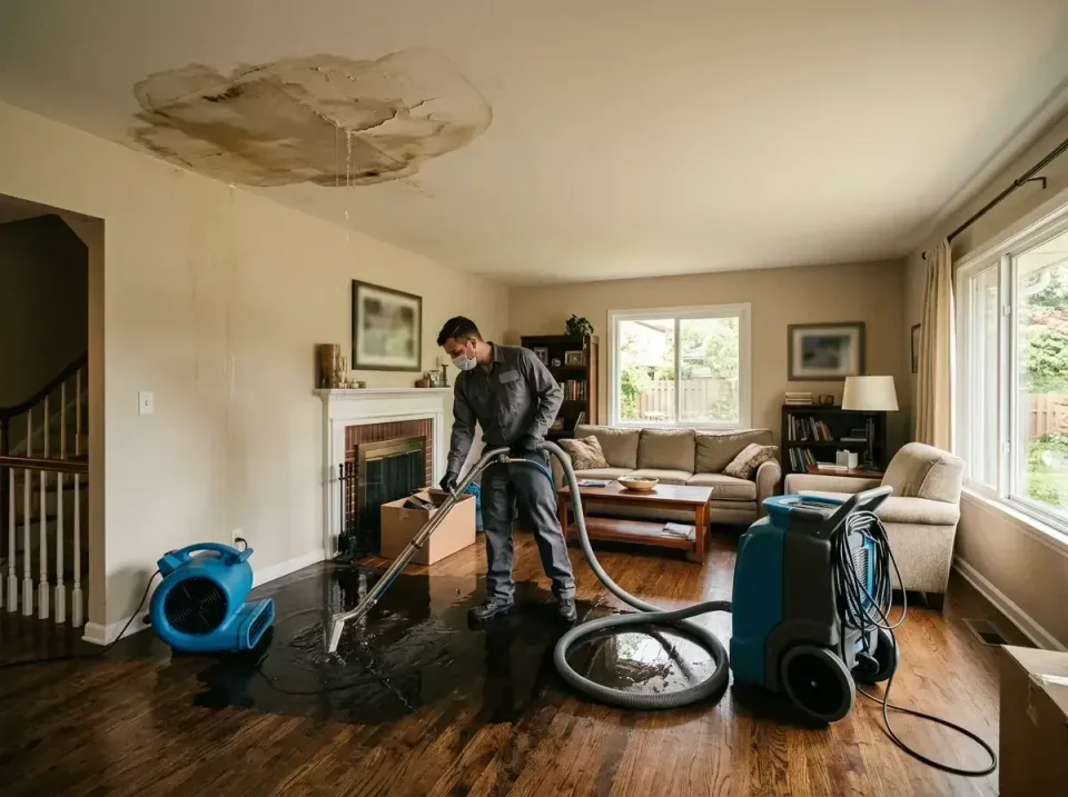 attic-pipe-burst-ceiling-drip-008 — frequently asked questions, Water Damage Restoration & Carpet Care in Jefferson City, TN